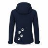 DADDIES damska bunda softshell NAVY zada ed