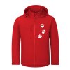 DADDIES panska bunda softshell CERVENA predek