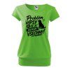 DAMSKE DADDIES triko Problem se psy ZELENA APPLE