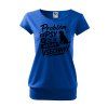 DAMSKE DADDIES triko Problem se psy MODRA