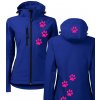 NAHLED damska bunda softshell s packama tlapkama ruzova daddies