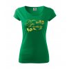 team nevesty tricko damske zlata daddies zelena