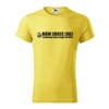 srdce lva panske tricko daddies zluta