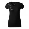 damske tricko s kulatym vystrihem daddies packa cerna