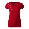 damske tricko s kulatym vystrihem daddies packa cervena