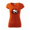 jsem lina damske tricko DADDIES oranzova