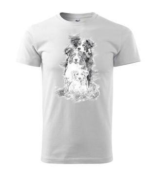 Border koli - skupinová. Chcete také triko? Přes 50 motivů s pejsky. www.daddies.cz #pesNaTricku #borderkolie #borderka...
