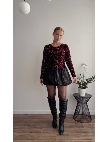 ŠATY KAILY - BORDOVÁ