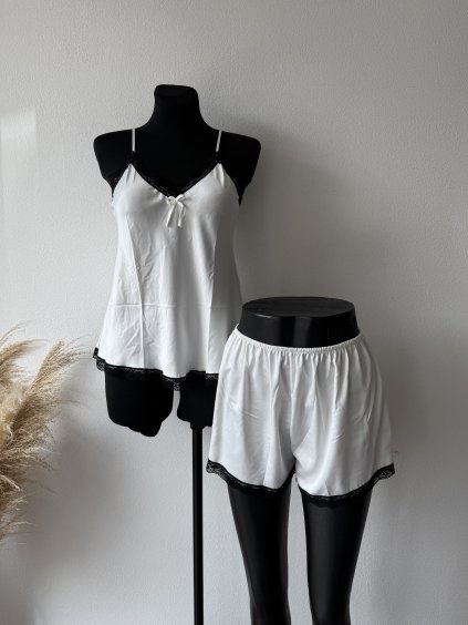 Dámske pyžamko Adeline biela