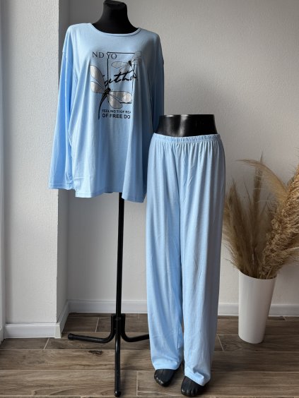 Dámske pyžamo Ayla modrá