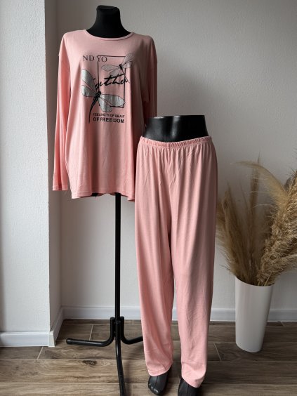 Dámske pyžamo Ayla oranžová