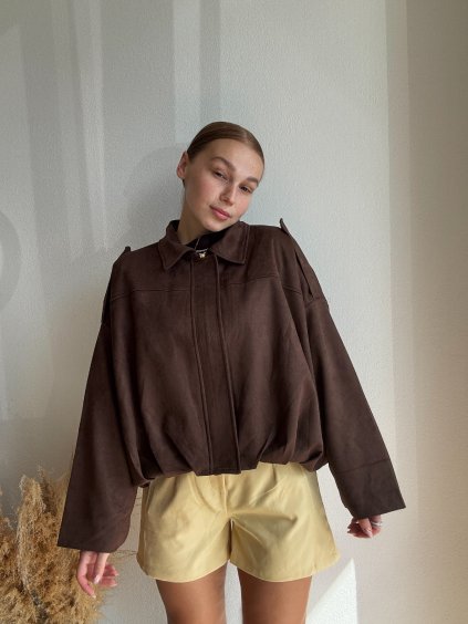 BOMBER BUNDA NEIRA - ČOKOLÁDOVÁ