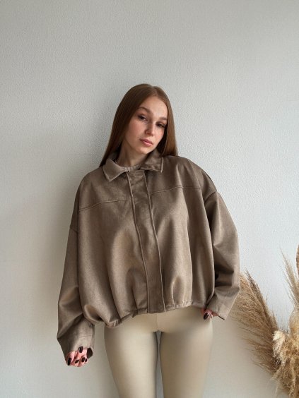 BOMBER BUNDA BATTE - HNEDÁ