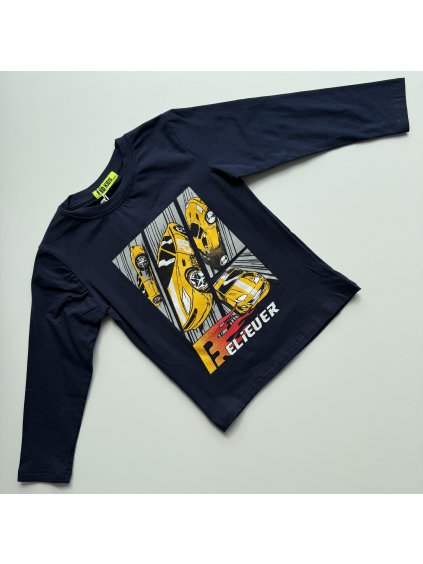 Chlapčenské mierne zateplené tričko Feliever modrá