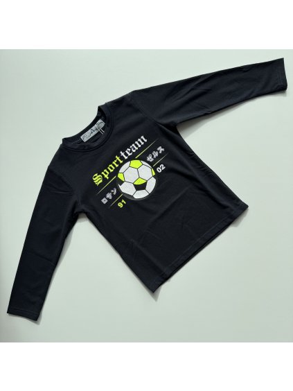 Chlapčenské tričko Football čierna