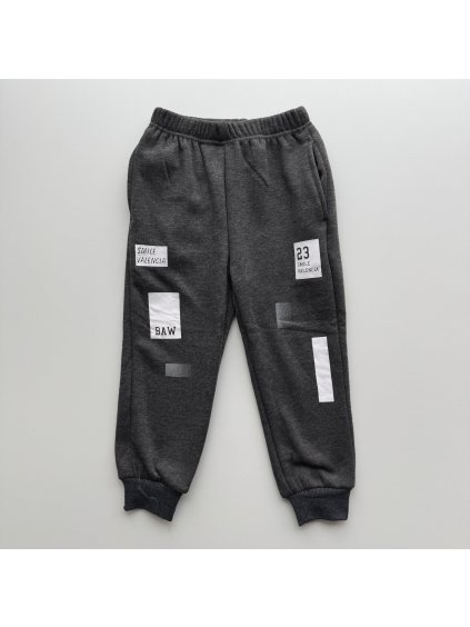 Zateplené tepláky Ari sivé