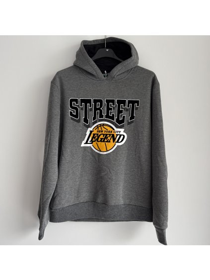 Chlapčenská zateplená mikina River sivá