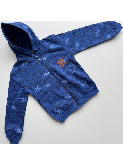 Chlapčenská mikina Koah na zips bledomodrá