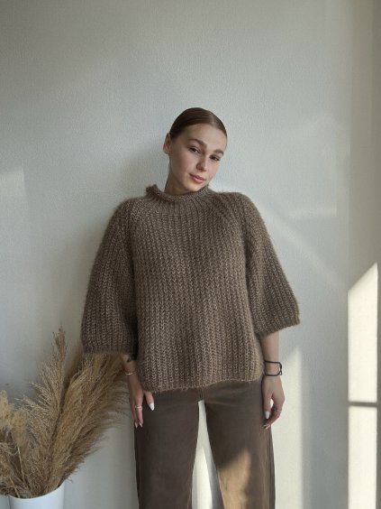 ALPAKA SVETRÍK - HNEDÁ