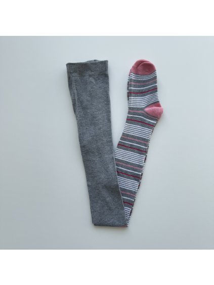 Dievčenské pásikové pančuchy 189