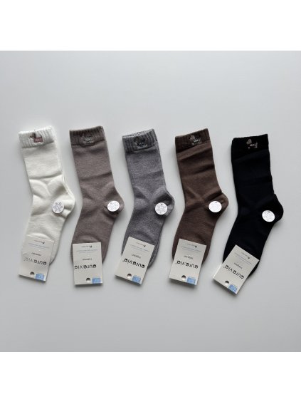 Dámske hrubé ponožky so psíkom NBX2857