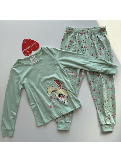 Dievčenské pyžamo Clara zelená