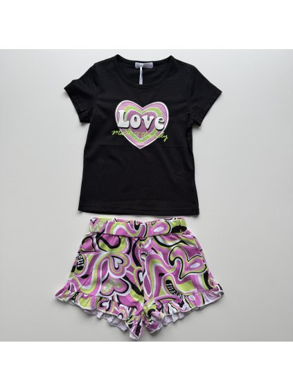 Dievčenská súprava Eliza čierna