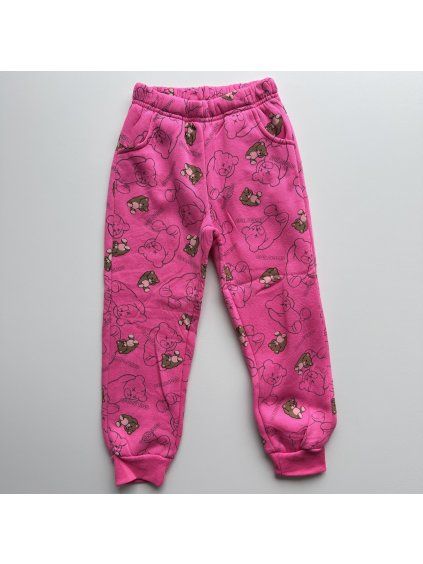 Dievčenské zateplené tepláky Iris bledoružová