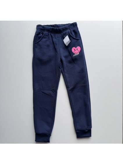 Dievčenské hrubo zateplené tepláky Adair tmavomodrá