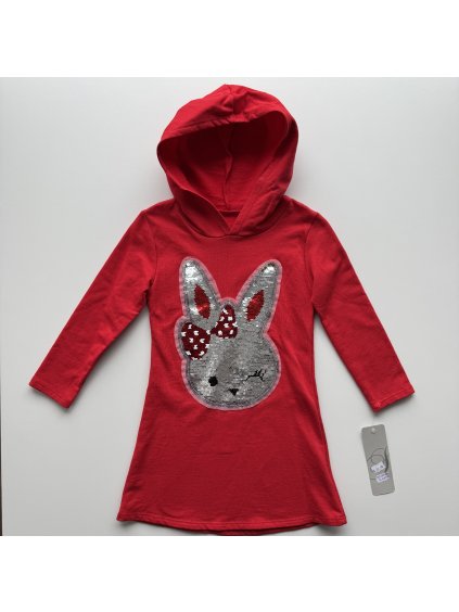 Dievčenské zateplené, meniace šaty Bunny