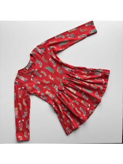 Dievčenské vianočné šaty Jolly