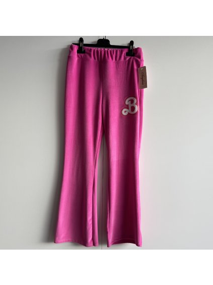 Dievčenské plyšové tepláky Barbie