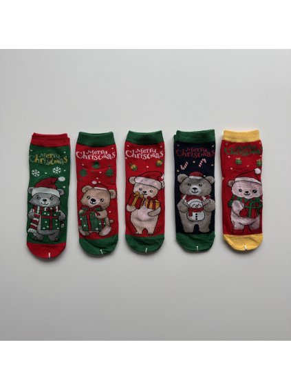 Detské vianočné ponožky Teddy
