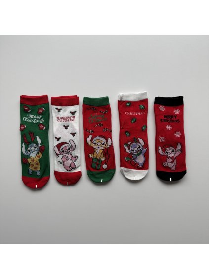Detské vianočné ponožky Stitch