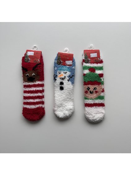 Detské hrubé, vianočné ponožky