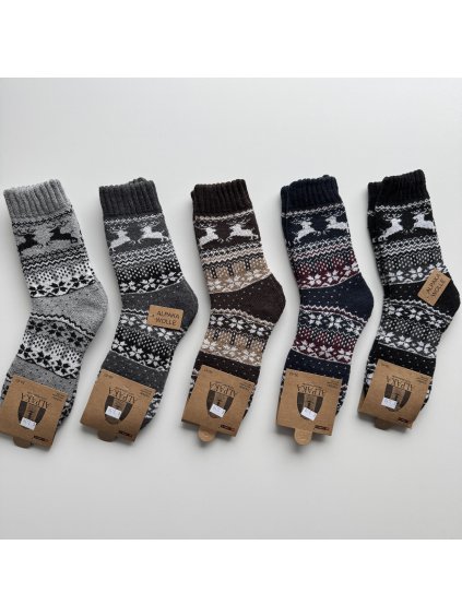 Pánske hrubé, vianočné ponožky