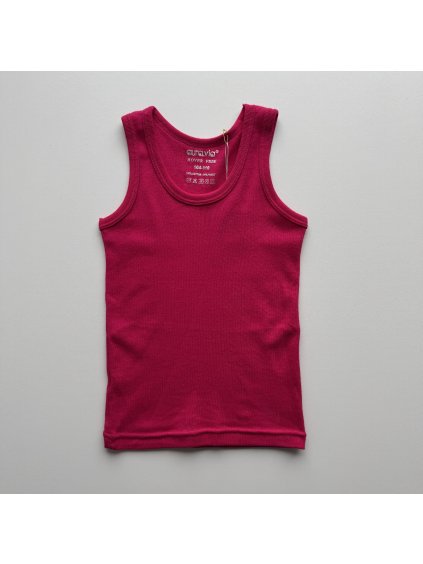 Dievčenské spodné tielko tmavoružová