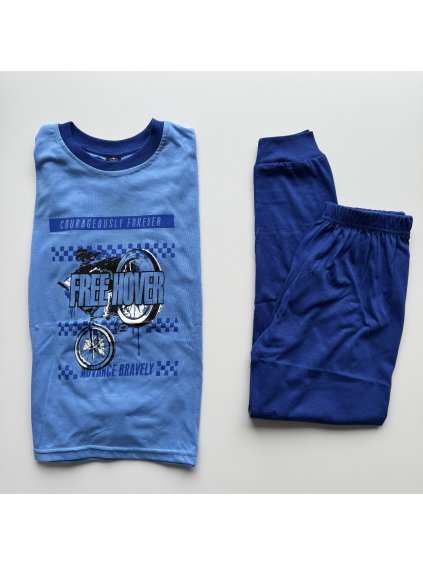 Chlapčenské pyžamo Hover bledomodrá