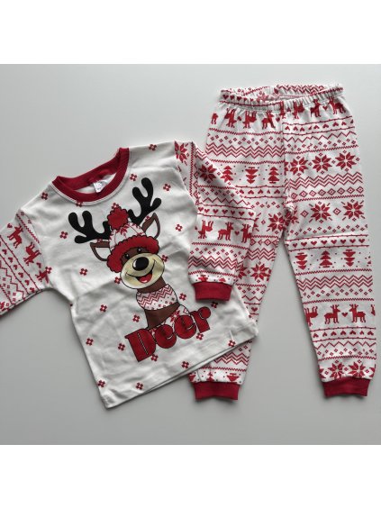 Detské vianočné pyžamo Deer