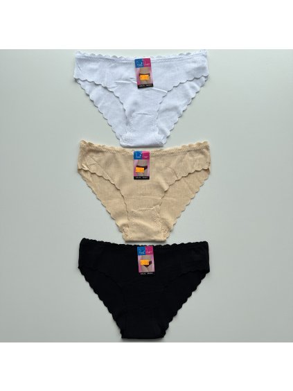 Dámske bezšvové bavlnené nohavičky F6613