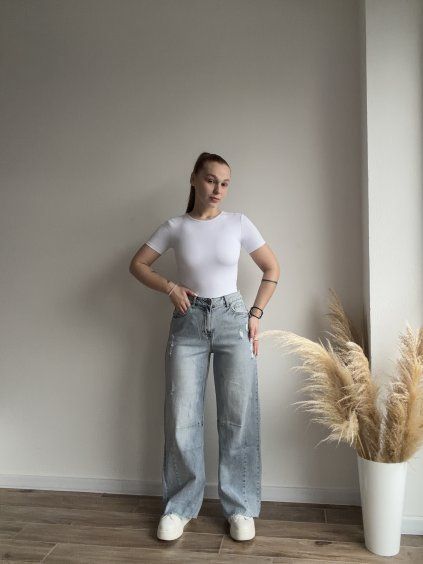 ROZTRHANÉ MODRÉ RIFLE - MILAS