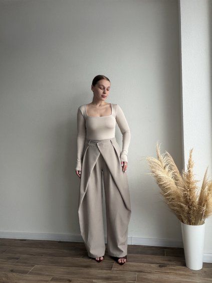 HNEDÉ VOĽNE NOHAVICE - TEREZ