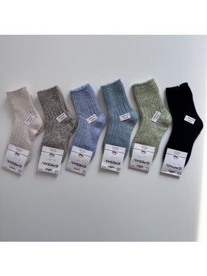 Detské vlnené, hrubé ponožky 81321