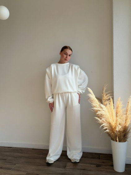 TEPLÁKOVÝ KOMPLET AMELI - BIELA