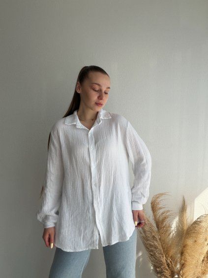 MUŠELINOVÁ KOŠEĽA KATI - BIELA
