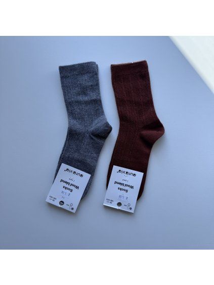 Dámske vlnené ponožky NB1083