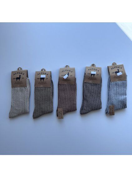 Dámske vlnené ponožky 0375