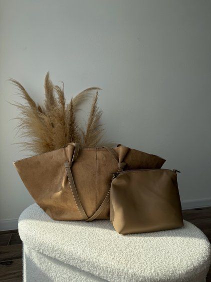 SEMIŠOVÁ KABELKA KELINI - HNEDÁ