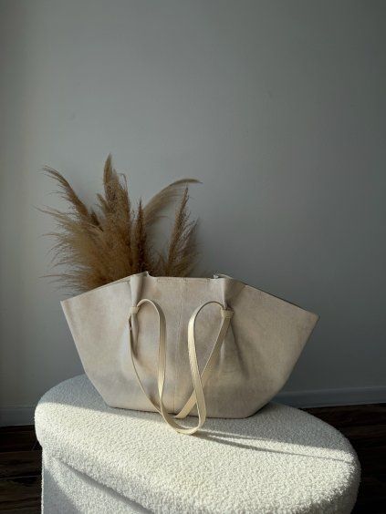 SEMIŠOVÁ KABELKA KELINI - KRÉMOVÁ