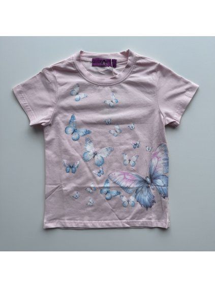 Dievčenské tričko Papilio ružová